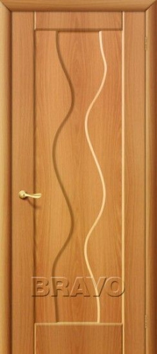 Межкомнатная дверь с ПВХ-пленкой Старт Вираж Плюс ПГ, миланский орех - купить в интернет-магазине Diopt.ru