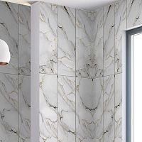 Стеновая панель ПВХ Кронапласт Unique Цветочное кружево Фон 2700х250 мм