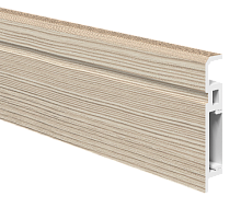 Плинтус ПВХ FA 015_Лиственница крем