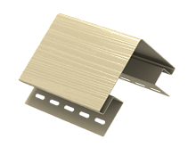 Наружный  угол  Ю-пласт  Блок Хаус Кофе с молоком