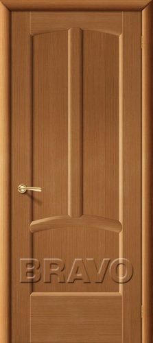 Межкомнатная шпонированная дверь Ветразь ПГ орех - купить в интернет-магазине Diopt.ru