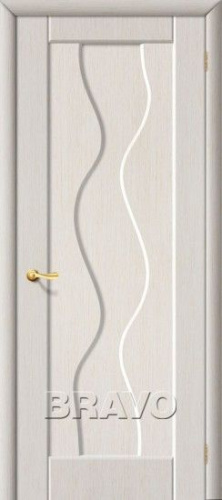 Межкомнатная дверь с ПВХ-пленкой Старт Вираж ПГ, беленый дуб - купить в интернет-магазине Diopt.ru