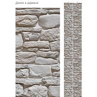 Стеновая панель ПВХ Кронапласт Unique Домик в деревне 2700х250 мм