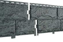 Фасадная панель Камень Изумрудный