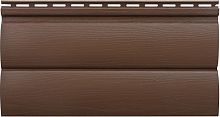 Сайдинг Альта-Профиль Blockhouse BH-03 Орех темный 3000х222 мм