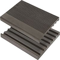 Универсальная полнотелая ступень Art Deco 345*22*3000 Венге