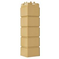 Угол наружный Grand Line Клинкерный кирпич Classic Песочный 390х120х120 мм