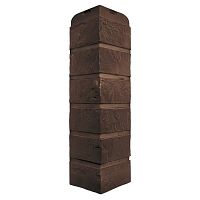 Угол наружный Кирпич Рижский ЭКО Коричневый Угол наружный Кирпич Рижский ЭКО Коричневый