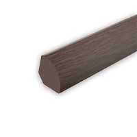 Угол внутренний округлый 10х10мм 2,7м "Идеал", Каштан