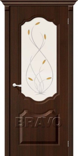 Межкомнатная дверь с ПВХ-пленкой Перфекта ПО венге - купить в интернет-магазине Diopt.ru