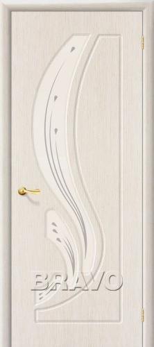 Межкомнатная дверь с ПВХ-пленкой Старт Лотос ПО беленый дуб - купить в интернет-магазине Diopt.ru