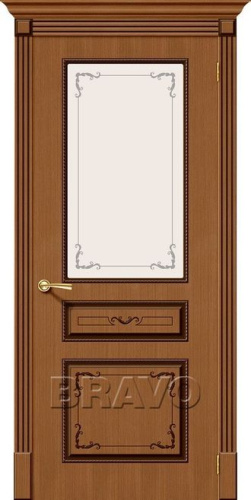 Межкомнатная шпонированная дверь Стандарт Классика ПО Орех - купить в интернет-магазине Diopt.ru