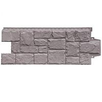 Фасадная панель Grand Line Крупный камень Design Plus Какао 982х383 мм