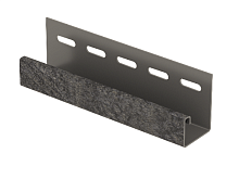 J-Профиль (Ю-пласт) Кирпич Графитовый