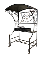 Мангал КЛАССИКА с крышей, разборный