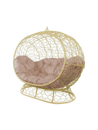 Диван УЛЕЙ на ножках с ротангом бежевый, бежевая подушка - купить в интернет-магазине Diopt.ru Диван УЛЕЙ на ножках с ротангом бежевый, бежевая подушка - купить в интернет-магазине Diopt.ru