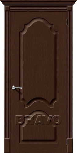 Межкомнатная шпонированная дверь Афина ПГ венге - купить в интернет-магазине Diopt.ru