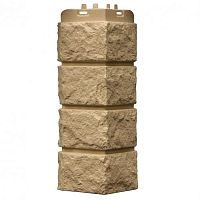 Угол наружный Grand Line Колотый камень Classic Песочный 392х153х153 мм