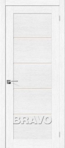 Межкомнатная шпонированная дверь Элит Токио-5 ПЧО белый дуб - купить в интернет-магазине Diopt.ru