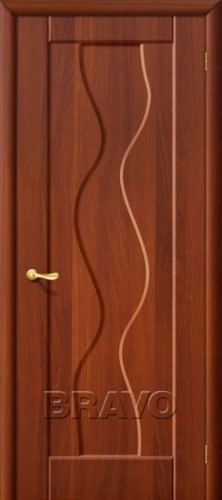 Межкомнатная дверь с ПВХ-пленкой Старт Вираж Плюс ПГ, итальянский орех - купить в интернет-магазине Diopt.ru