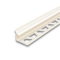 Раскладка внутренняя для плитки 10 мм 2,5м "Идеал", Слоновая кость