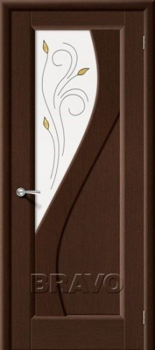 Межкомнатная шпонированная дверь Сандро ПО венге - купить в интернет-магазине Diopt.ru