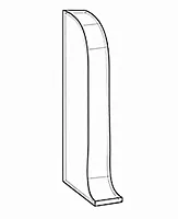 Заглушка Идеал (IDEAL) коллекция Комфорт Дуб имперский