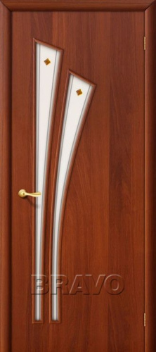 Межкомнатная ламинированная дверь 4Ф итальянский орех - купить в интернет-магазине Diopt.ru
