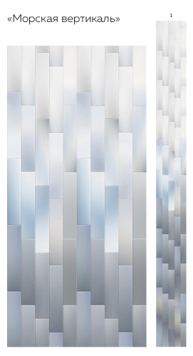 Стеновые ПВХ панели Кронапласт Морская вертикаль - купить в интернет-магазине Diopt.ru
