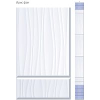 Стеновая панель ПВХ Кронапласт Unique Ирис фоновая 2700х250 мм