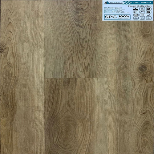 Spc кварц виниловая плитка FloorAge Forest Фиеста - купить в интернет-магазине Diopt.ru