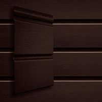 Сайдинг акриловый Grand Line Double-Брус Темный дуб 3000х291 мм