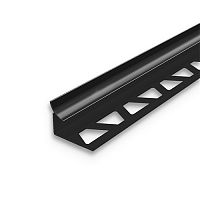 Раскладка внутренняя для плитки 8мм 2,5м "Идеал", Черный