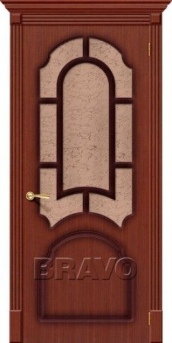 Межкомнатная шпонированная дверь Стандарт Соната ПО макоре - купить в интернет-магазине Diopt.ru