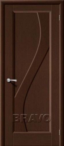 Межкомнатная шпонированная дверь Сандро ПГ венге - купить в интернет-магазине Diopt.ru