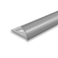 Раскладка наружная для плитки 10 мм 2,5м "Идеал", Серебристый