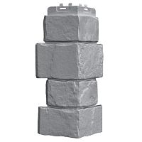 Угол наружный Grand Line Крупный камень Classic Серый 390х170х170 мм