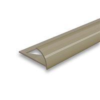 Раскладка наружная для плитки 8мм 2,5м "Идеал", Карамель