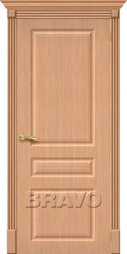 Межкомнатная шпонированная дверь Статус-14 дуб файн-лайн - купить в интернет-магазине Diopt.ru