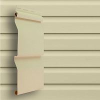 Сайдинг виниловый Grand Line Standart D4,4 Корабельная доска XL Слоновая кость 3600х224 мм