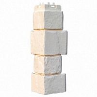Угол наружный Grand Line Крупный камень Classic Бежевый 390х170х170 мм