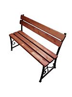 Скамья Флора 1,5 метра, пропитка масляным антисептиком