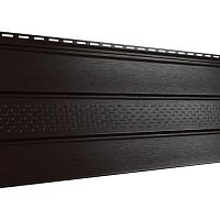 Софит Ю-Пласт Pro классический с центральной перфорацией Коричневый 