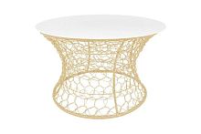 Стол Бонго Классика макси бежевый, диаметр 0,80 м