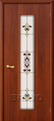 Межкомнатная ламинированная дверь 23Х итальянский орех - купить в интернет-магазине Diopt.ru