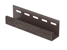 J-Профиль (Ю-пласт) Кирпич Коричневый