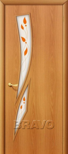 Межкомнатная ламинированная дверь 8П миланский орех - купить в интернет-магазине Diopt.ru