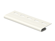 Завершающяя планка к сайдингу белая 3,05