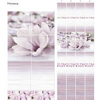 Стеновая панель ПВХ Кронапласт Unique Мелисса фон