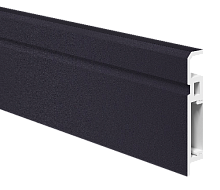 Плинтус ПВХ FA 034_Угольно-черный